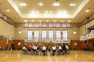 東日本大震災後、はじめて男子日本代表選考合宿が行われた＝長野県障害者福祉センター・サンアップル（撮影：イトウシンゴ）