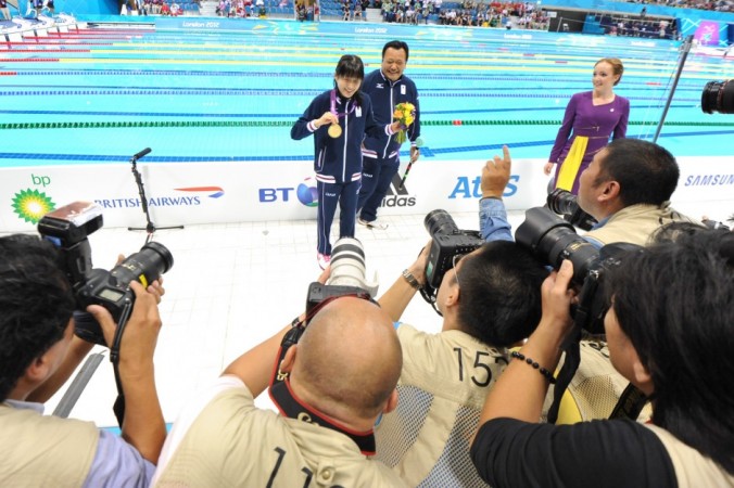 秋山里奈 8年越しの表彰台で笑顔咲く「水泳を続けてきてよかった」