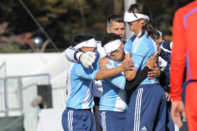【ブラインドサッカー世界選手権】グループAのパラグアイとグループCのアルゼンチン が2勝