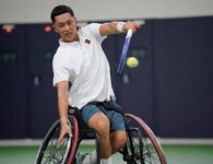 9月の全米オープンで初優勝を狙う小田が練習を公開した＝諸の木テニス倶楽部