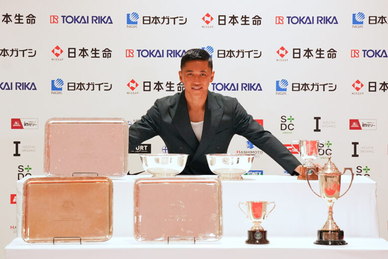 全米オープンで優勝し、生涯ゴールデンスラムを達成した小田。帰国会見で想いを語った